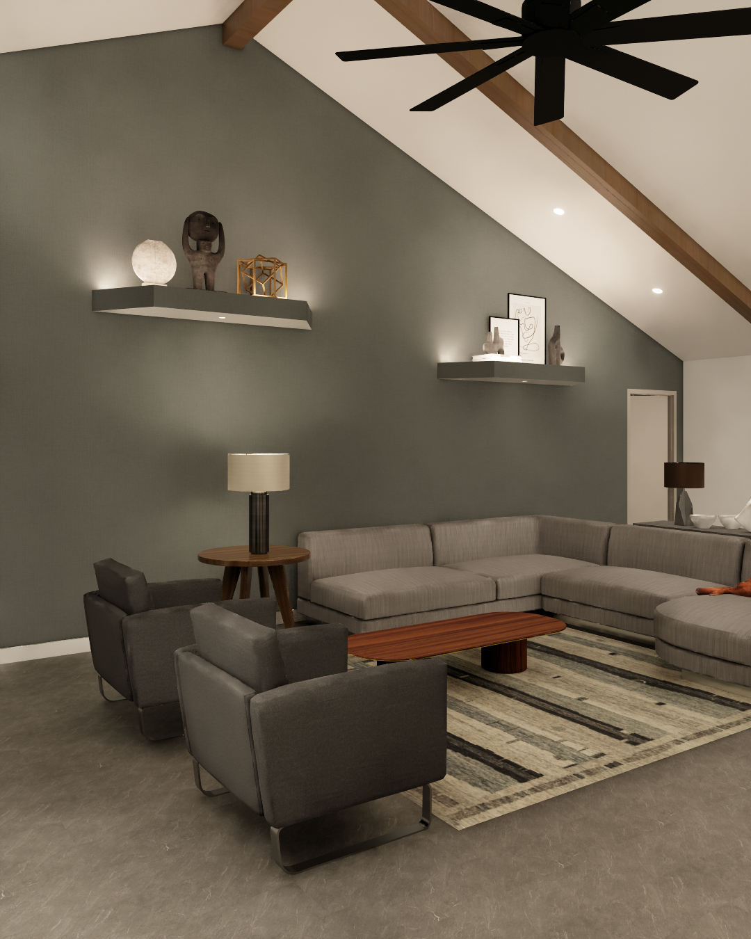 Living Spaces rendering by Alexander Sawinko