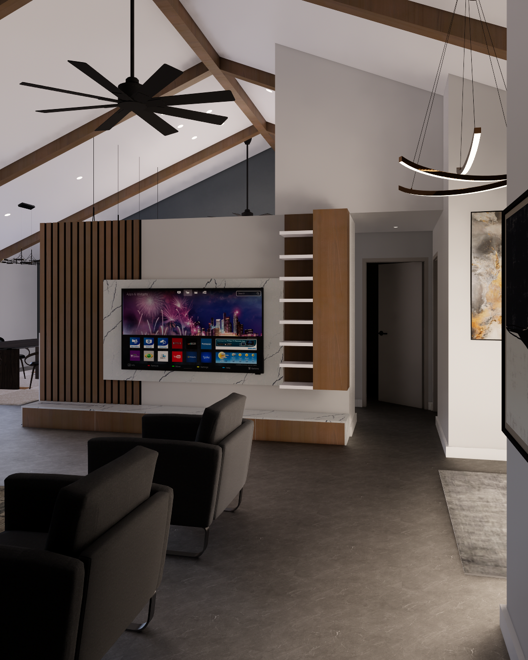 Living Spaces rendering by Alexander Sawinko