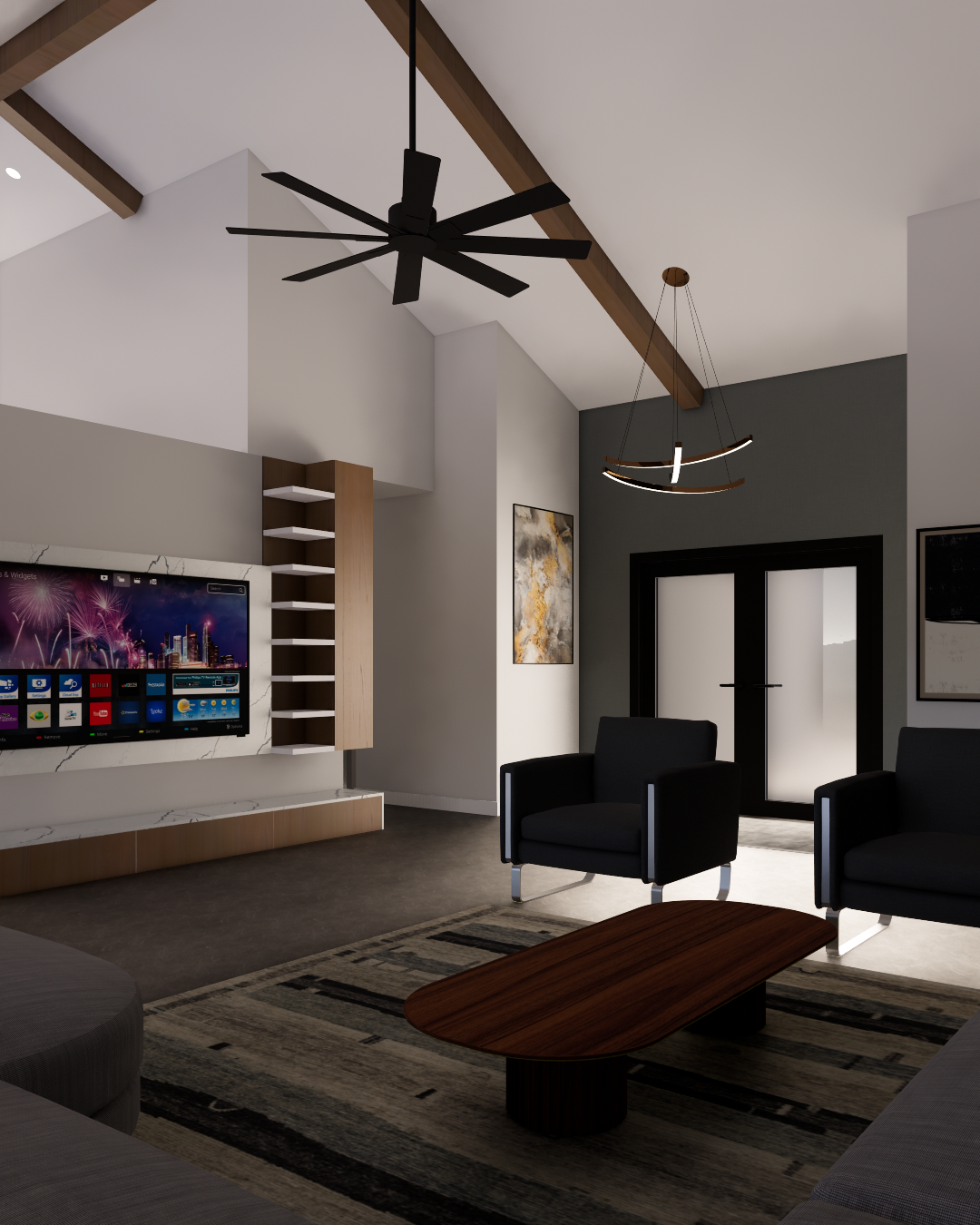 Living Spaces rendering by Alexander Sawinko