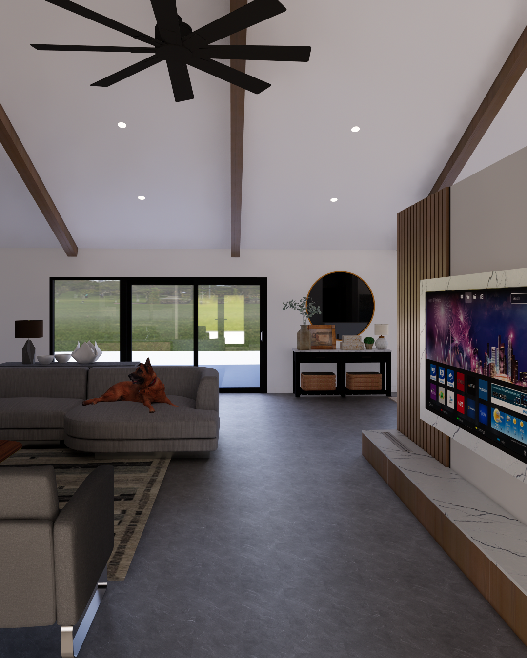 Living Spaces rendering by Alexander Sawinko