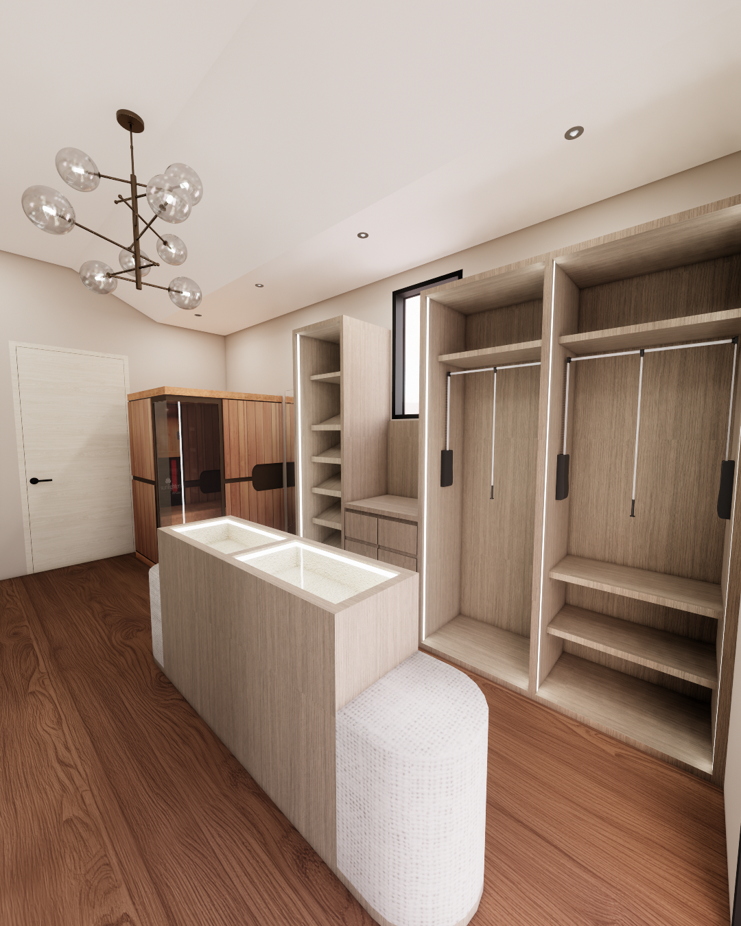 Grey Vicenza Oak Finish rendering by Alexander Sawinko