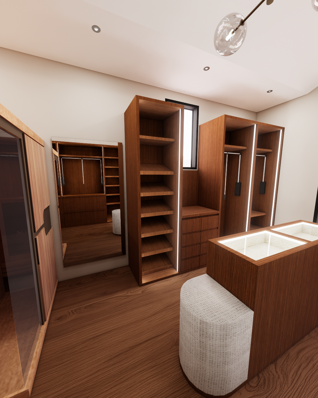 Lincoln Walnut Finish rendering by Alexander Sawinko