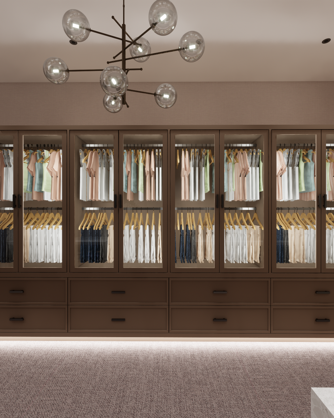 Walk-In & Wardrobe rendering by Alexander Sawinko